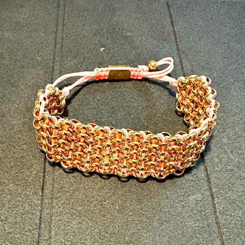 Nogu pink and gold deluxe pink bracelet